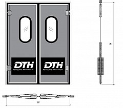 Cửa Bật 180 độ (mở 2 Chiều)
